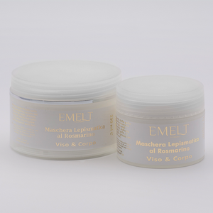 Scrub in crema con microparticelle minerali prodotta da Emelt - Torino